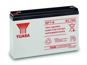 Аккумулятор Yuasa NP7-6 (6V / 7Ah)