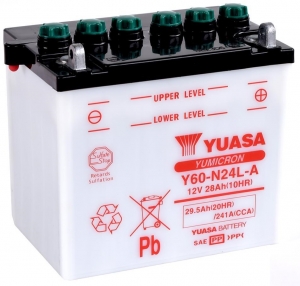 Аккумулятор Yuasa Y60-N24L-A (12V / 29.5Ah)
