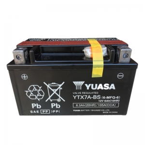 Аккумулятор Yuasa YTX7A-BS (12V / 6Ah)