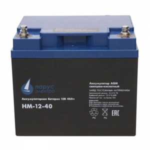Аккумулятор Парус Электро HM-12-40 (12V / 40Ah)