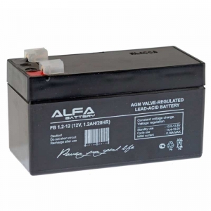 Аккумулятор ALFA Battery FB 1,2-12 (12В/1.2Ач)